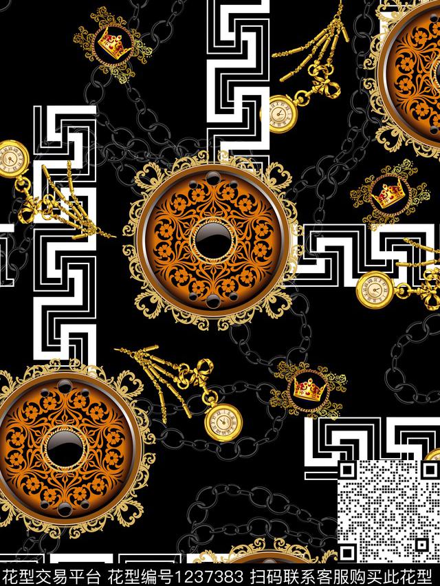 古典花纹大牌男装男装数码印花华亿平台下载（图片编号: 1237383） - 瓦栏（Walan）