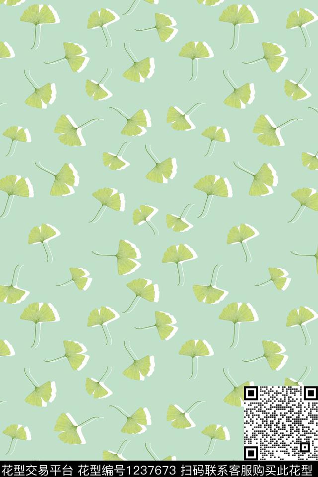 彩底花卉连衣裙女青年服装传统印花华亿平台下载（图片编号: 1237673） - 瓦栏（Walan）