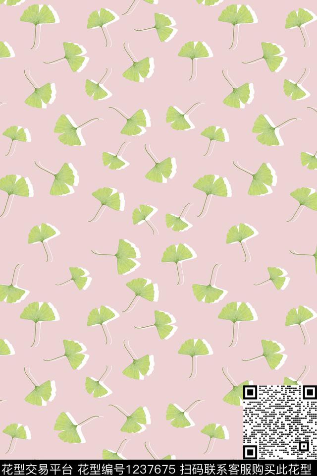 彩底花卉连衣裙女青年服装传统印花华亿平台下载（图片编号: 1237675） - 瓦栏（Walan）