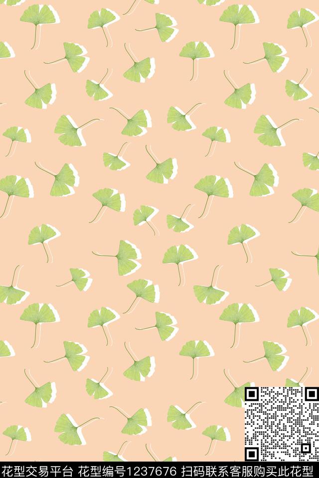 彩底花卉连衣裙女青年服装传统印花华亿平台下载（图片编号: 1237676） - 瓦栏（Walan）