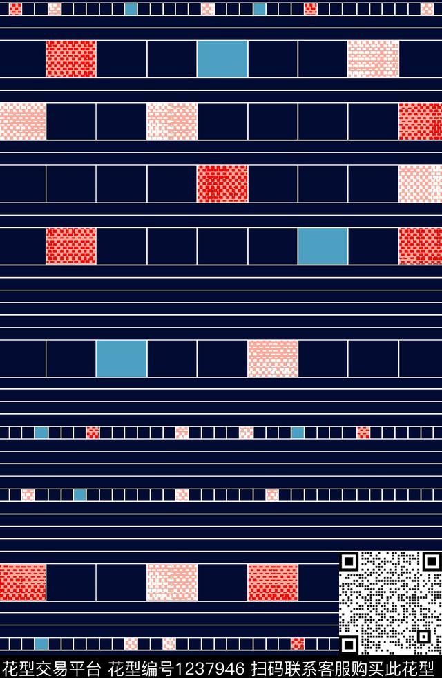 黑底花卉绿植树叶复古数码印花华亿平台下载（图片编号: 1237946） - 瓦栏（Walan）