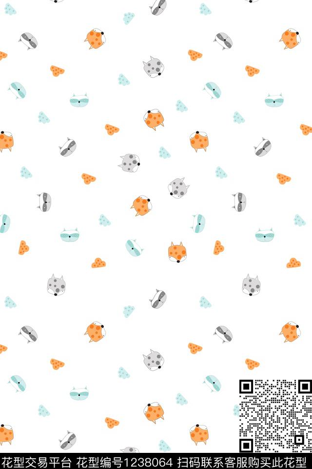 内衣满排卡通童装衣服传统印花华亿平台下载（图片编号: 1238064） - 瓦栏（Walan）