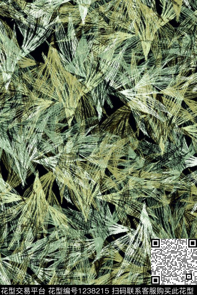 潮牌运动服抽象男装数码印花华亿平台下载（图片编号: 1238215） - 瓦栏（Walan）