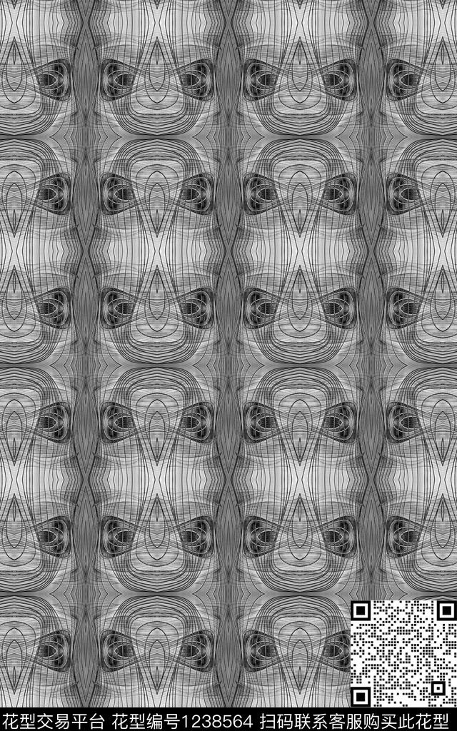 男装几何大牌风数码印花华亿平台下载（图片编号: 1238564） - 瓦栏（Walan）