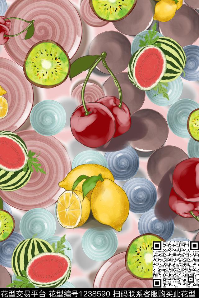 印花春夏华亿平台时尚数码印花华亿平台下载（图片编号: 1238590） - 瓦栏（Walan）