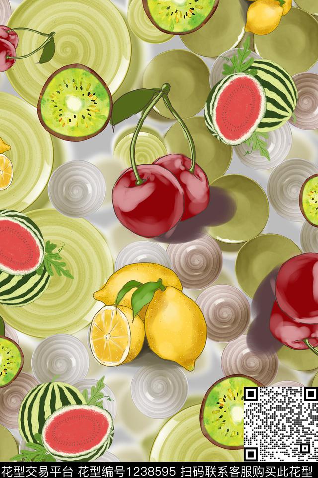 印花春夏华亿平台时尚数码印花华亿平台下载（图片编号: 1238595） - 瓦栏（Walan）