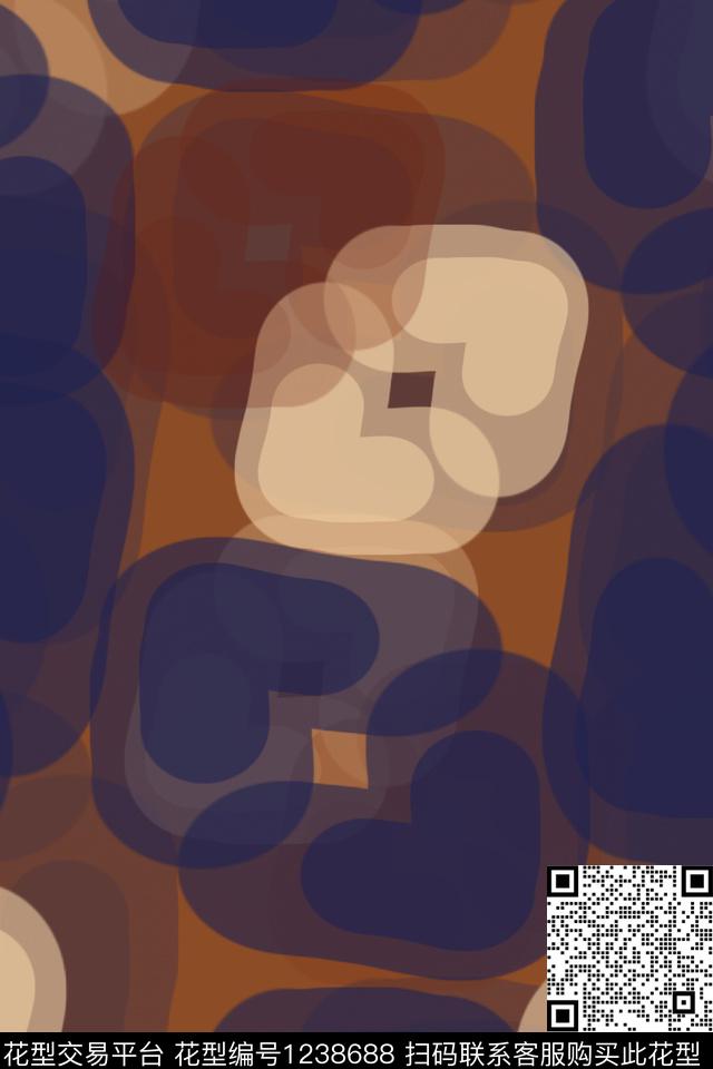 几何迷彩图案密铺几何数码印花华亿平台下载（图片编号: 1238688） - 瓦栏（Walan）