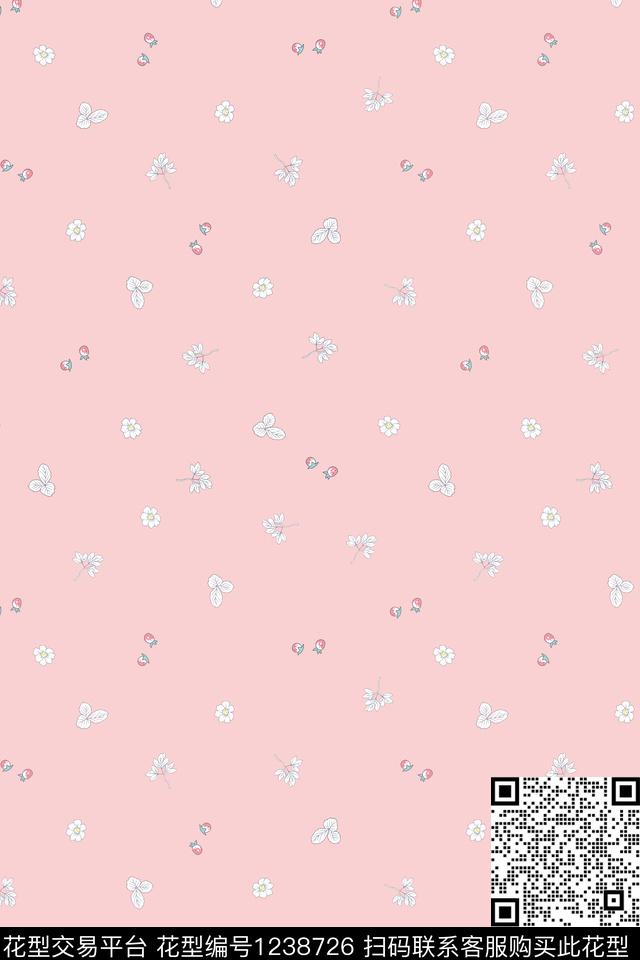 年轻女性小清新连衣裙传统印花华亿平台下载（图片编号: 1238726） - 瓦栏（Walan）