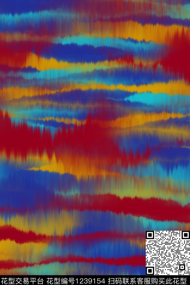 抽象男装抽象扎染Fei-抽象派数码印花华亿平台下载（图片编号: 1239154） - 瓦栏（Walan）