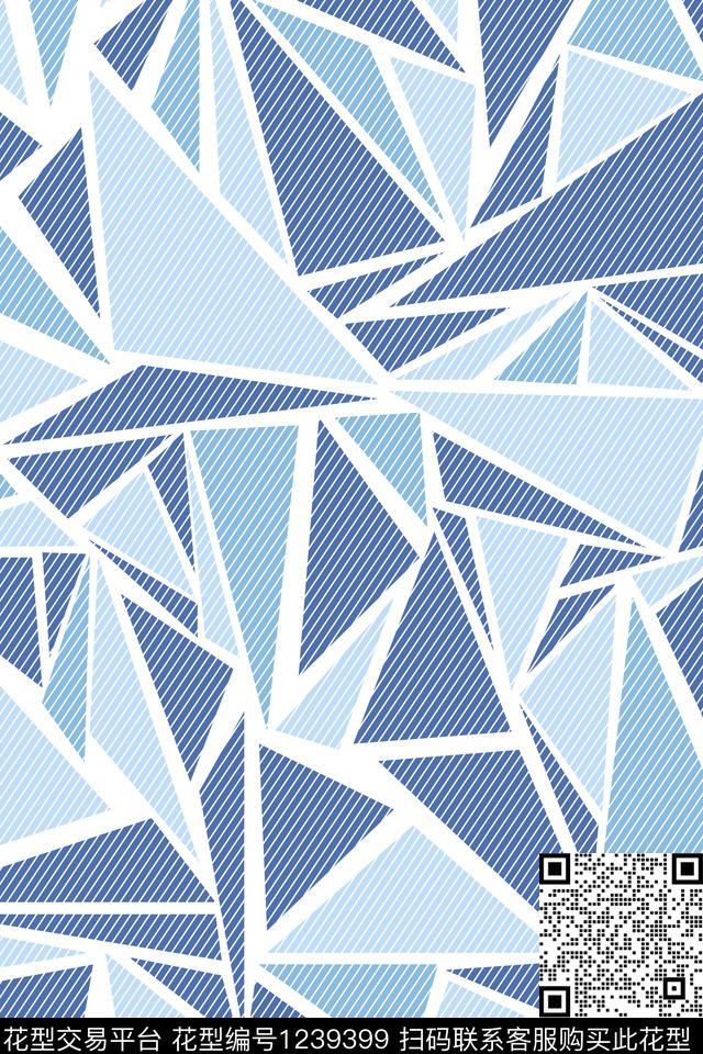 几何床品传统华亿平台传统印花华亿平台下载（图片编号: 1239399） - 瓦栏（Walan）