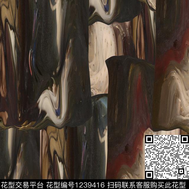 潮牌纹理男装数码印花华亿平台下载（图片编号: 1239416） - 瓦栏（Walan）