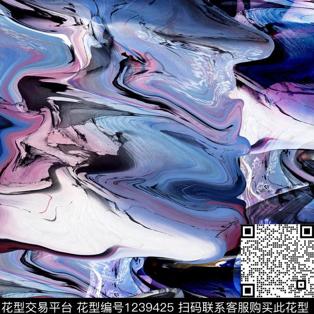 纹理男装大牌风数码印花华亿平台下载（图片编号: 1239425） - 瓦栏（Walan）