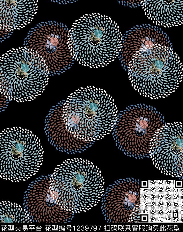 清爽几何复古传统印花华亿平台下载（图片编号: 1239797） - 瓦栏（Walan）