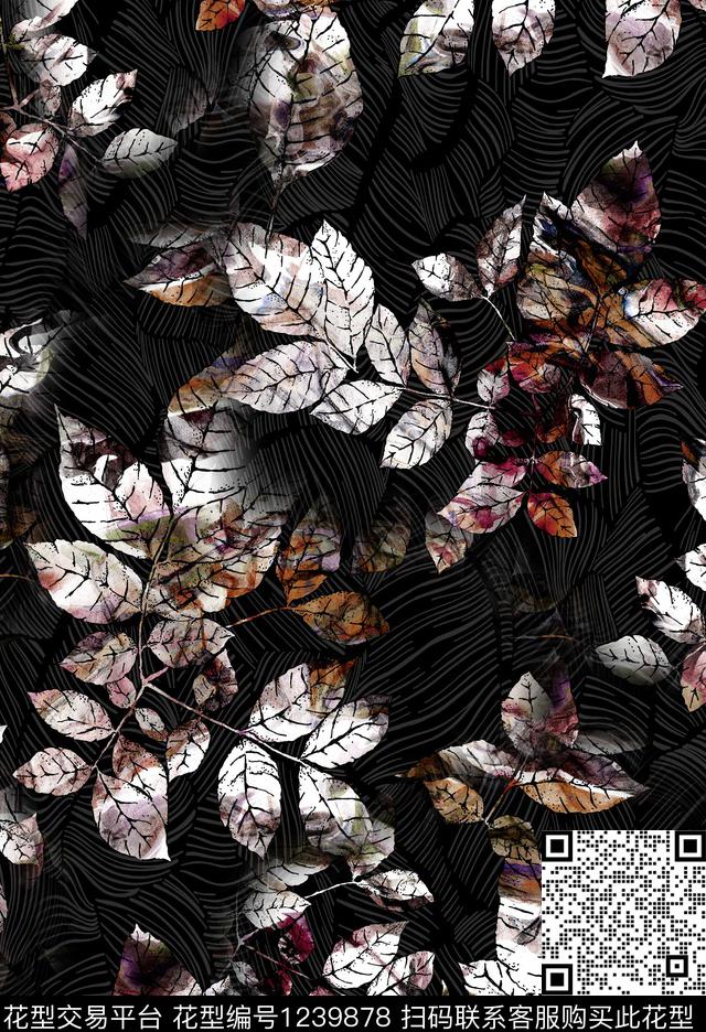 秋冬华亿平台旗袍复古数码印花华亿平台下载（图片编号: 1239878） - 瓦栏（Walan）