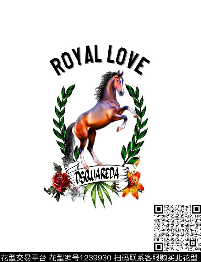 花卉大牌风马数码印花华亿平台下载（图片编号: 1239930） - 瓦栏（Walan）