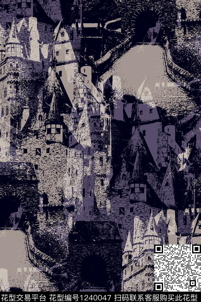 男装配饰建筑数码印花华亿平台下载（图片编号: 1240047） - 瓦栏（Walan）