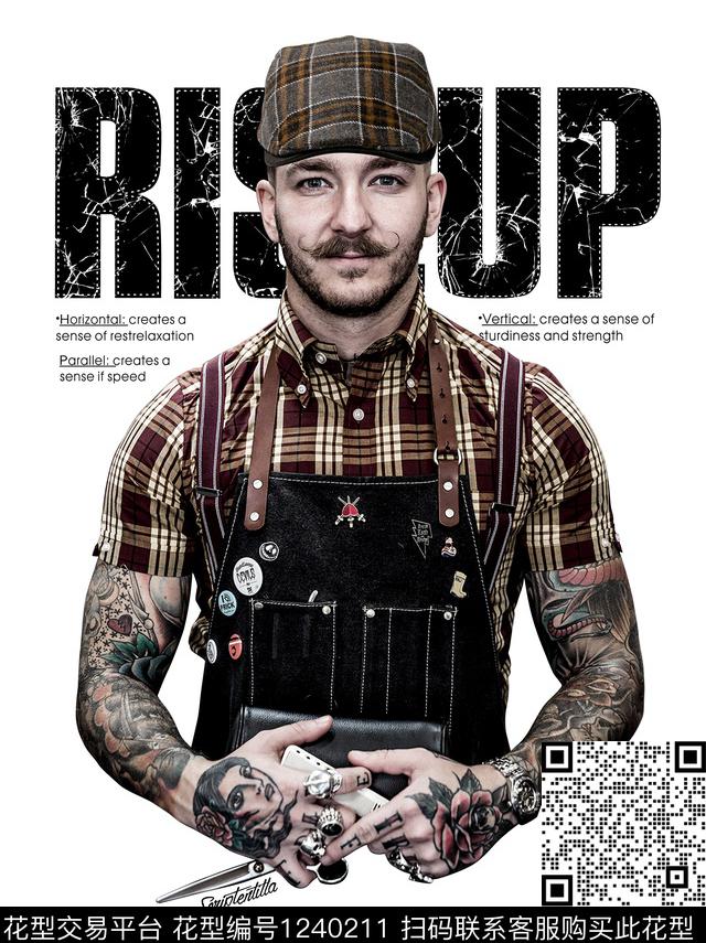 男装潮牌纹身数码印花华亿平台下载（图片编号: 1240211） - 瓦栏（Walan）