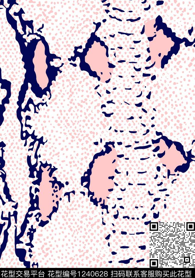 动物纹系列简单流行传统印花华亿平台下载（图片编号: 1240628） - 瓦栏（Walan）