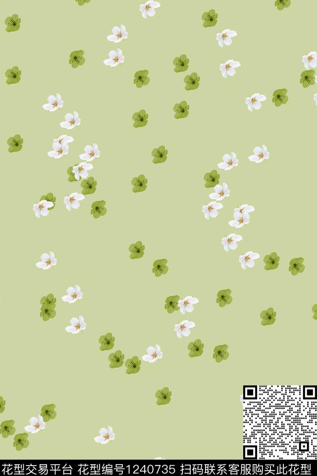 春夏华亿平台小碎花热带华亿平台传统印花华亿平台下载（图片编号: 1240735） - 瓦栏（Walan）