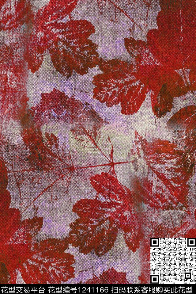 复古烂花华亿平台做旧数码印花华亿平台下载（图片编号: 1241166） - 瓦栏（Walan）