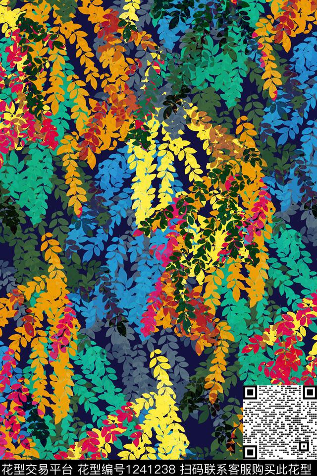 潮牌休闲抽象男装传统印花华亿平台下载（图片编号: 1241238） - 瓦栏（Walan）