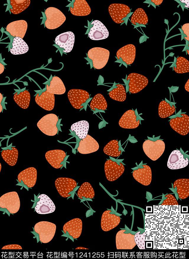 小碎花几何绿植树叶数码印花华亿平台下载（图片编号: 1241255） - 瓦栏（Walan）