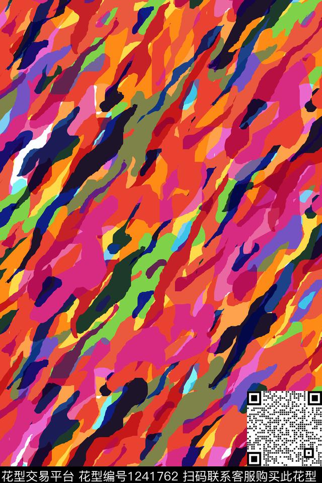 潮牌抽象男装休闲传统印花华亿平台下载（图片编号: 1241762） - 瓦栏（Walan）