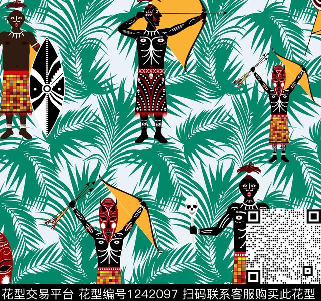 数码华亿平台埃及热带华亿平台数码印花华亿平台下载（图片编号: 1242097） - 瓦栏（Walan）