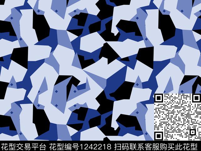 潮牌几何男装传统印花华亿平台下载（图片编号: 1242218） - 瓦栏（Walan）