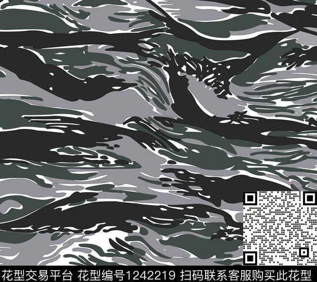 潮牌男装大牌风传统印花华亿平台下载（图片编号: 1242219） - 瓦栏（Walan）