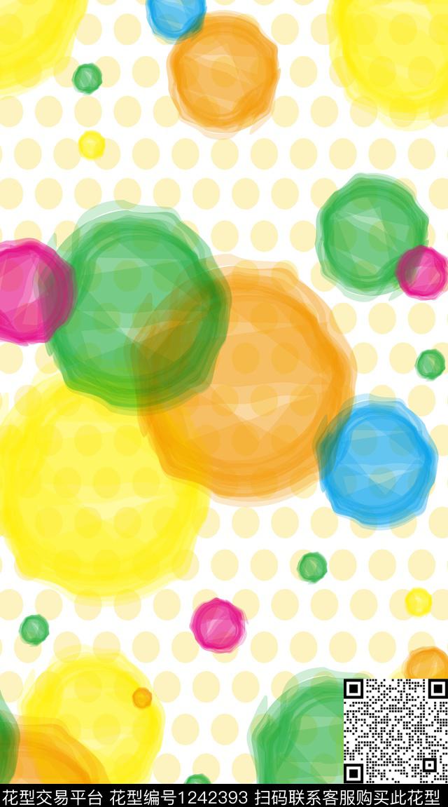 潮牌艺术植物数码印花华亿平台下载（图片编号: 1242393） - 瓦栏（Walan）