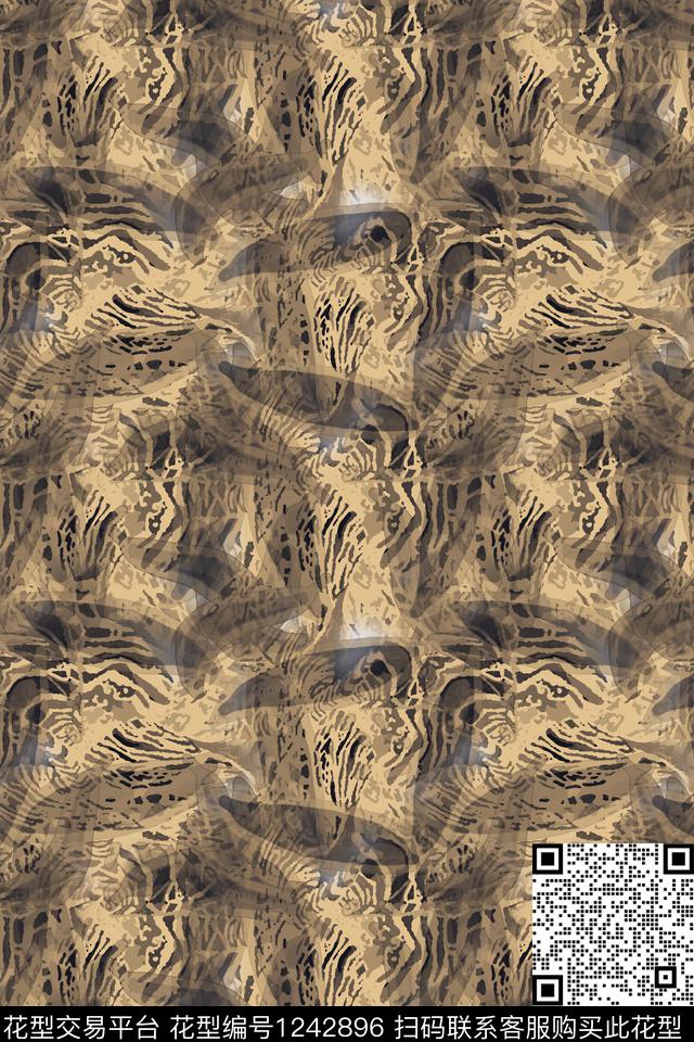 迷彩男装迷彩图案数码印花华亿平台下载（图片编号: 1242896） - 瓦栏（Walan）