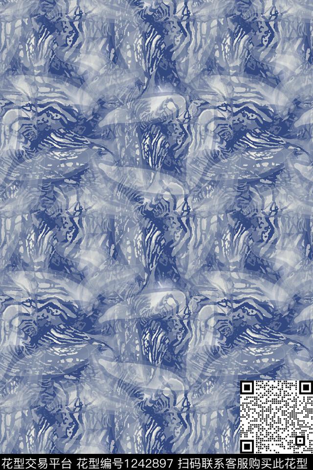 迷彩男装迷彩图案数码印花华亿平台下载（图片编号: 1242897） - 瓦栏（Walan）