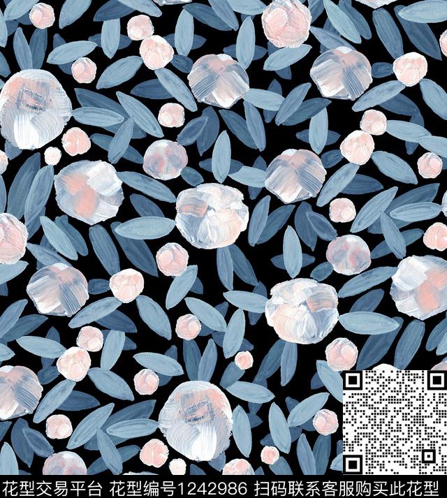 DIOR猫小碎花数码印花华亿平台下载（图片编号: 1242986） - 瓦栏（Walan）