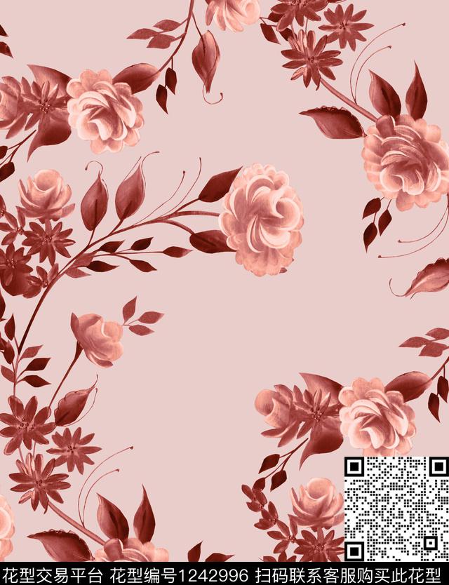 小碎花数码印花华亿平台下载（图片编号: 1242996） - 瓦栏（Walan）