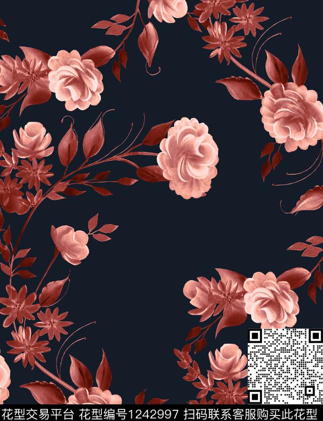 DIOR猫小碎花数码印花华亿平台下载（图片编号: 1242997） - 瓦栏（Walan）