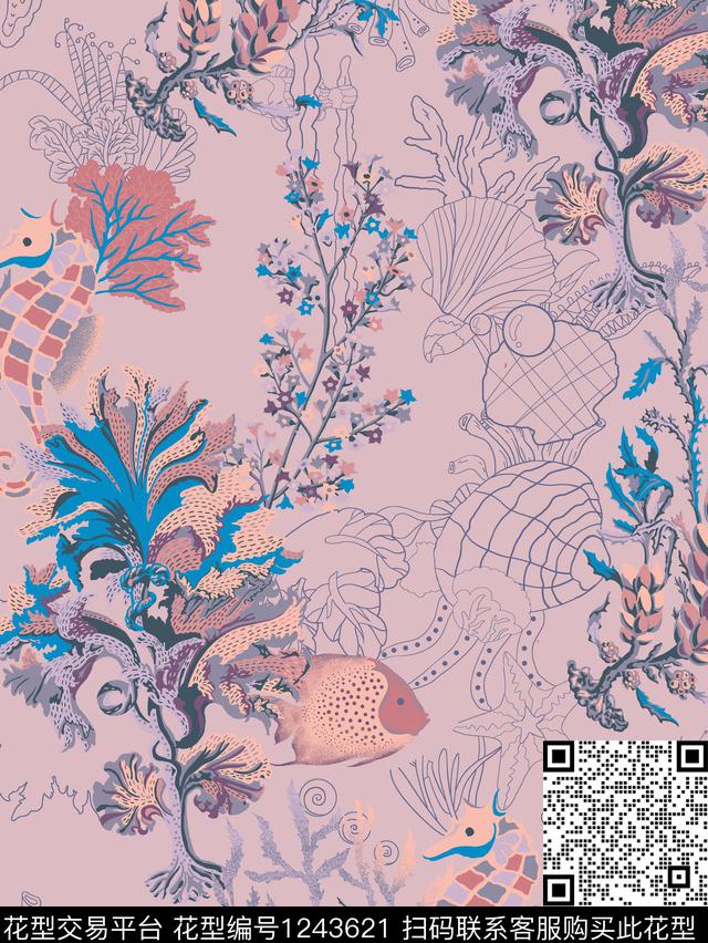 泳装植物泳装华亿平台传统印花华亿平台下载（图片编号: 1243621） - 瓦栏（Walan）