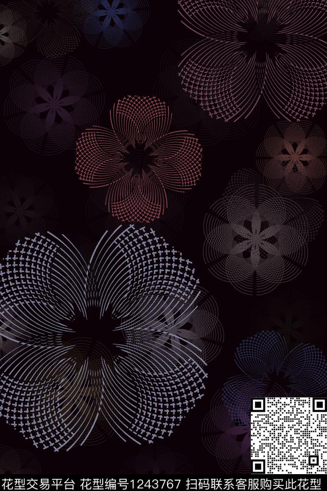 趣味大牌风数码华亿平台数码印花华亿平台下载（图片编号: 1243767） - 瓦栏（Walan）