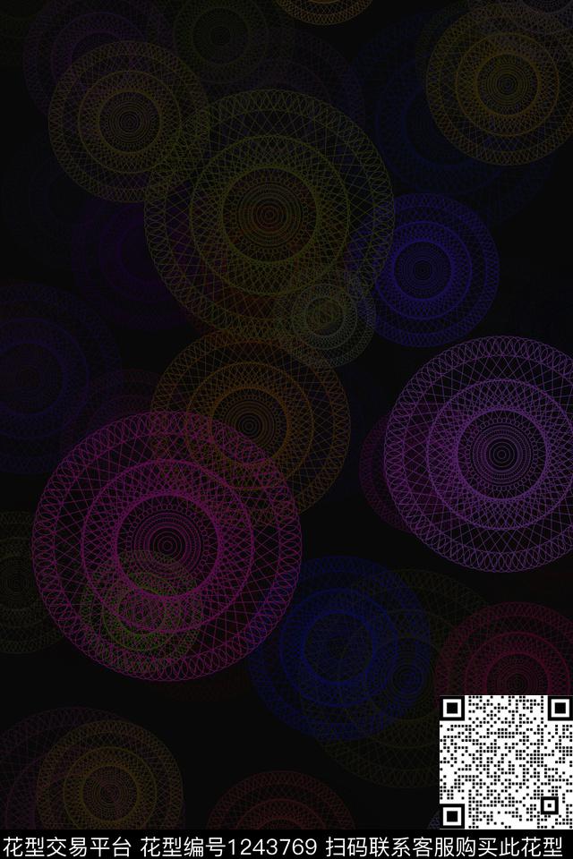 趣味大牌风数码华亿平台数码印花华亿平台下载（图片编号: 1243769） - 瓦栏（Walan）