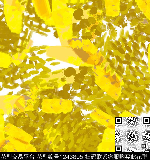 抽象炫彩线条数码印花华亿平台下载（图片编号: 1243805） - 瓦栏（Walan）