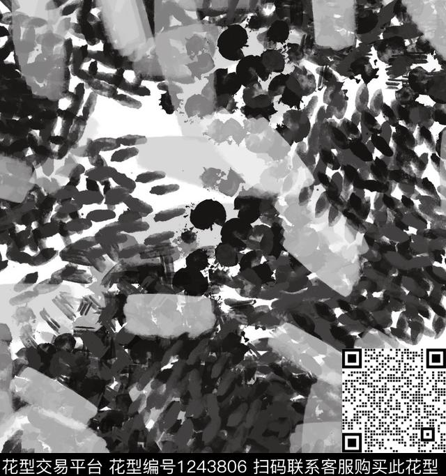 抽象炫彩线条数码印花华亿平台下载（图片编号: 1243806） - 瓦栏（Walan）