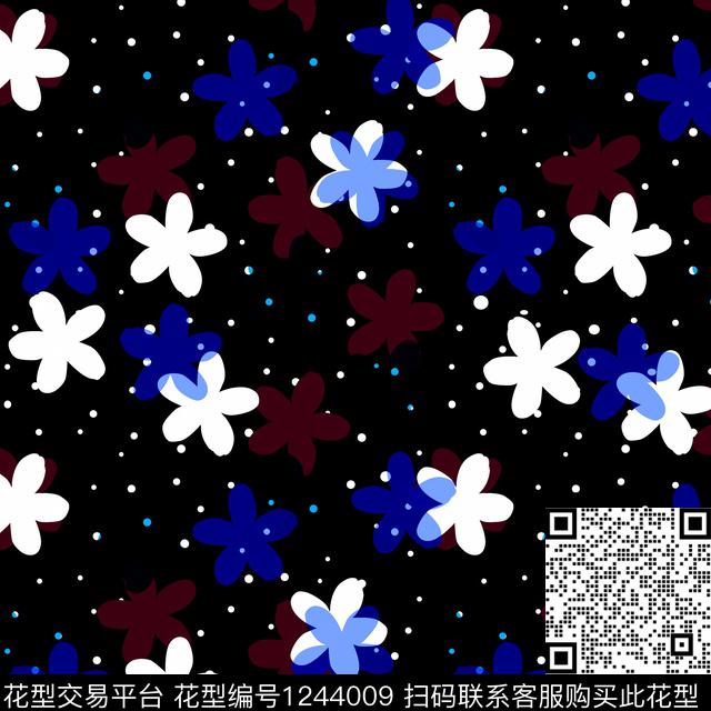 女装抽象小碎花传统印花华亿平台下载（图片编号: 1244009） - 瓦栏（Walan）