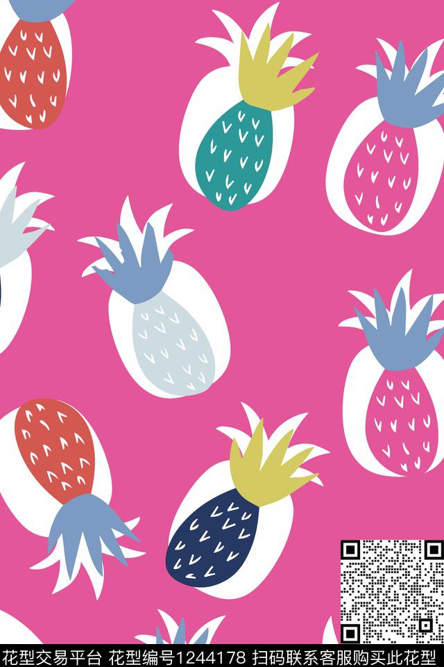 水果休闲热带华亿平台传统印花华亿平台下载（图片编号: 1244178） - 瓦栏（Walan）