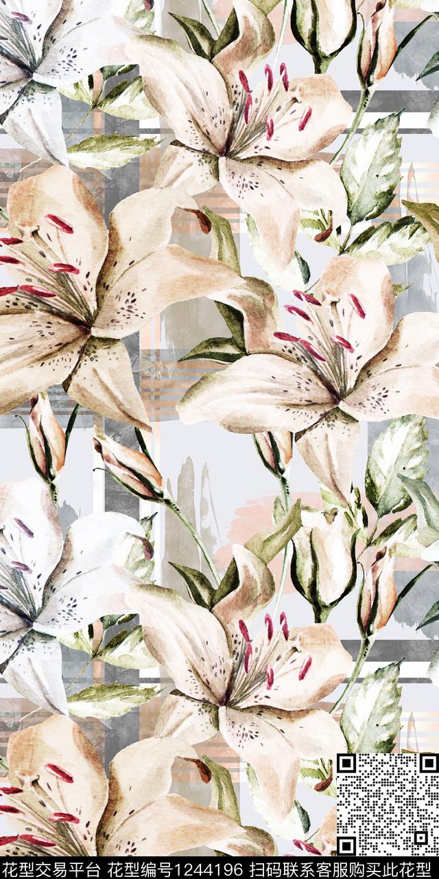 花卉女装数码华亿平台数码印花华亿平台下载（图片编号: 1244196） - 瓦栏（Walan）