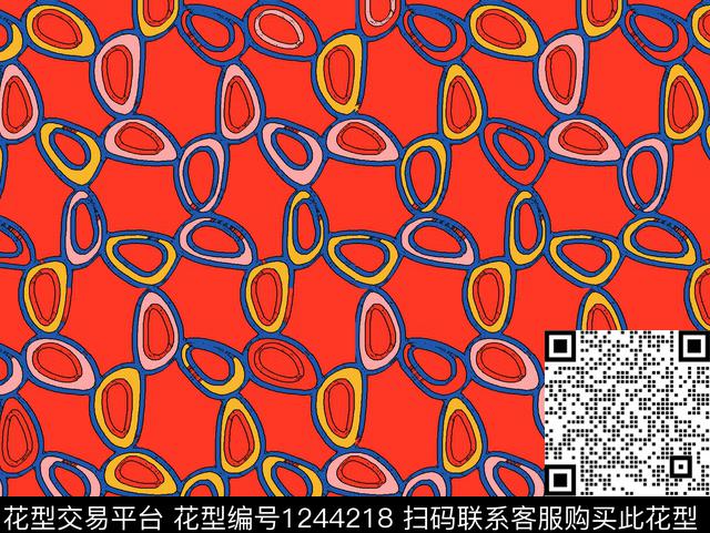 黑底花卉绿植树叶复古数码印花华亿平台下载（图片编号: 1244218） - 瓦栏（Walan）