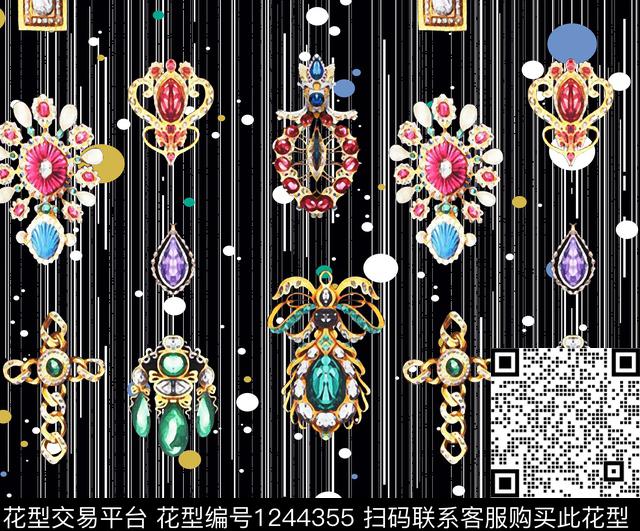 男装线条大牌风数码印花华亿平台下载（图片编号: 1244355） - 瓦栏（Walan）