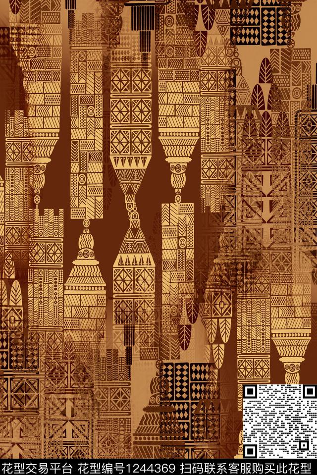 肌理纹理休闲数码印花华亿平台下载（图片编号: 1244369） - 瓦栏（Walan）