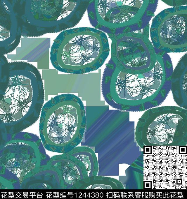 抽象线条条纹数码印花华亿平台下载（图片编号: 1244380） - 瓦栏（Walan）