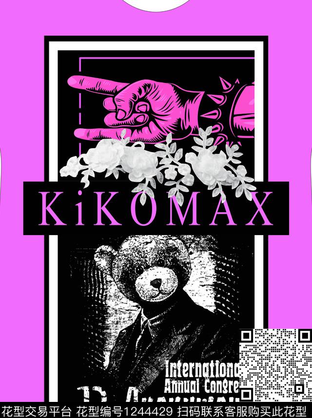 卡通几何大牌风传统印花华亿平台下载（图片编号: 1244429） - 瓦栏（Walan）