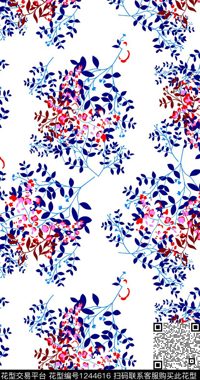 小碎花休闲传统印花华亿平台下载（图片编号: 1244616） - 瓦栏（Walan）